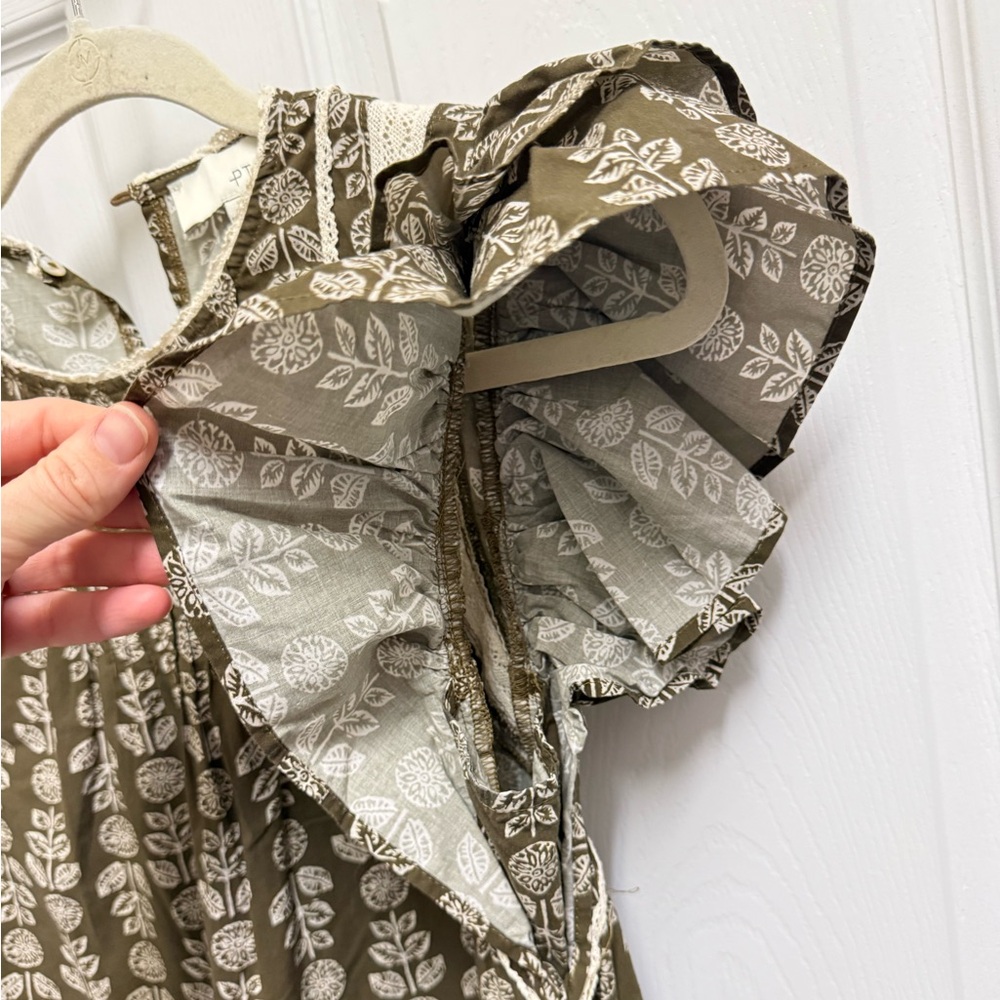 Pinch Green Pattern Dress - Picture 5 of 12